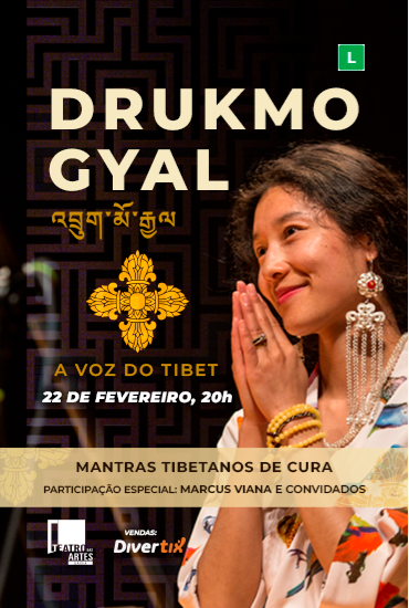 Capa da peça Drukmo Gyal - A Voz do Tibet