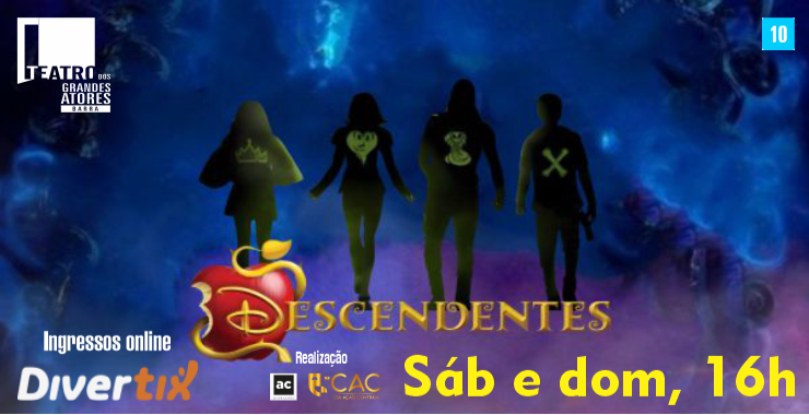 Banner da peça Os Descendentes