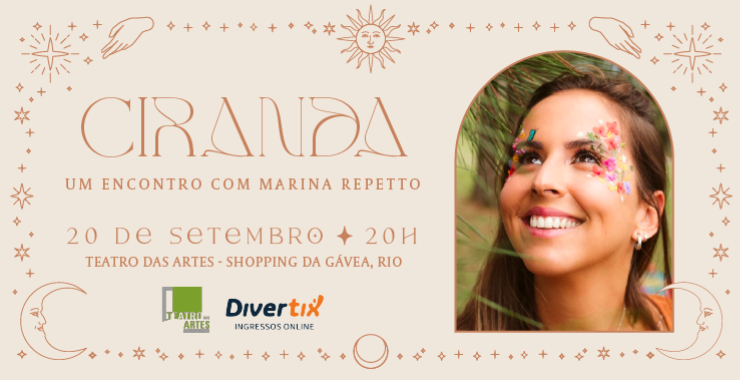 Banner da peça Ciranda - Marina Repetto