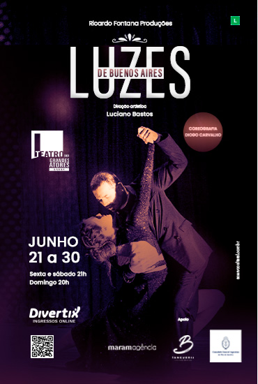 Capa da peça Luzes de Buenos Aires