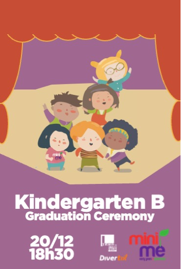 Capa da peça Schedule Kinder B graduation 2024