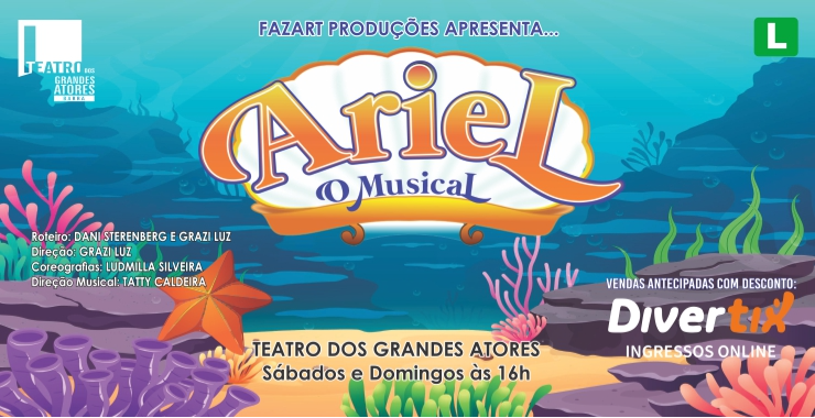 Banner da peça Ariel