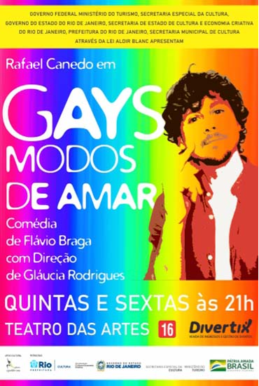 Capa da peça “Gays, modos de amar”
