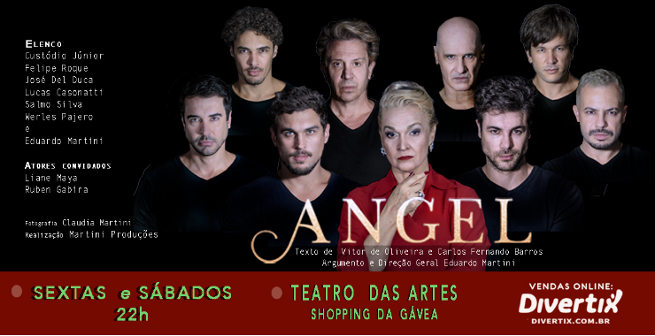Banner da peça Angel
