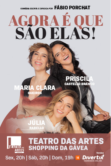 Capa da peça AGORA É QUE SÃO ELAS