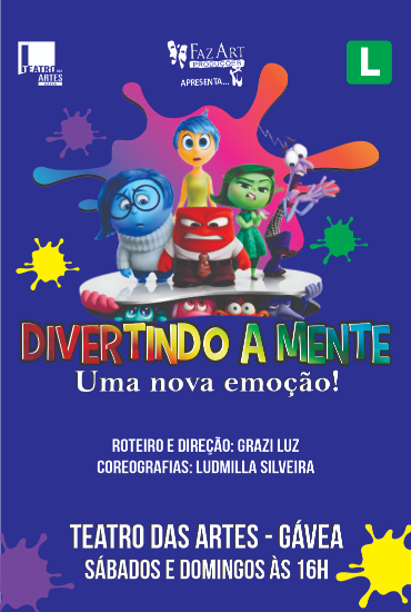 Capa da peça Divertindo a mente