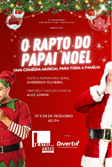 Capa da peça O Rapto do Papai Noel