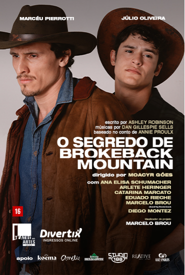 Capa da peça O Segredo de Brokeback Mountain