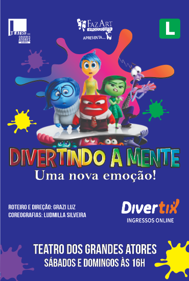 Capa da peça Divertindo a mente