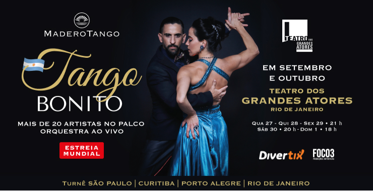 Banner da peça Tango Bonito